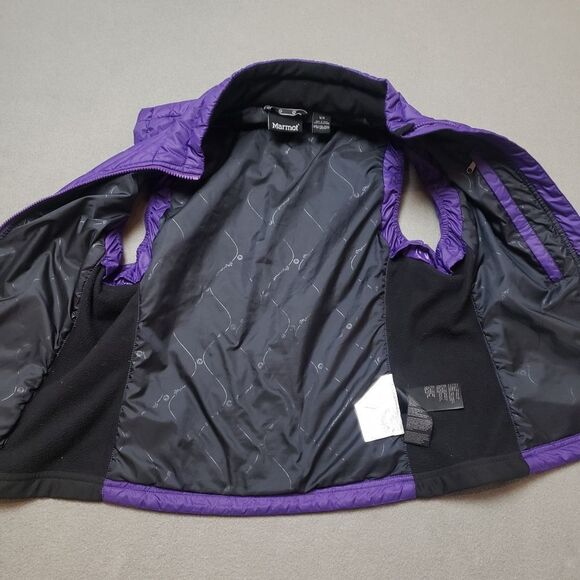 MARMOT Diamond Quilted Vest, insulated Size Medium - Purple - Picture 6 of 13